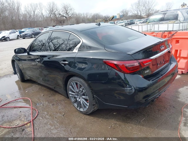JN1FV7AR7JM481279 Infiniti Q50 3.0t Red Sport 400