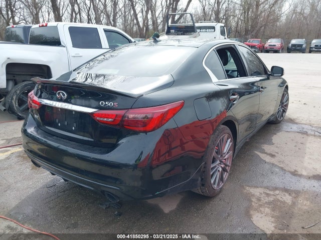 JN1FV7AR7JM481279 Infiniti Q50 3.0t Red Sport 400