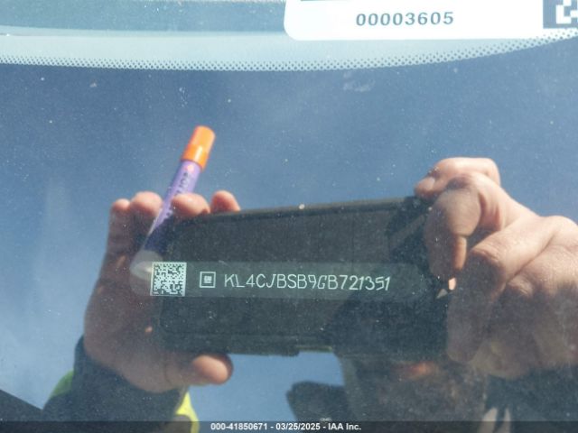 KL4CJBSB9GB721351 Buick Encore Convenience