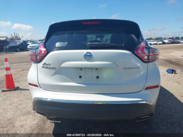 5N1AZ2MG9FN272034 Nissan Murano Platinum