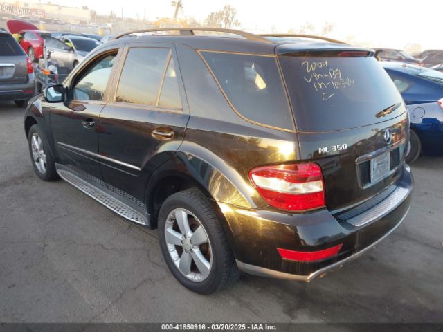 2009 MERCEDES-BENZ ML 350 4JGBB56E59A521351 Photo 2