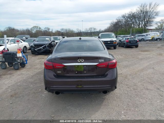 JN1EV7AR2JM445138 Infiniti Q50 3.0t Luxe