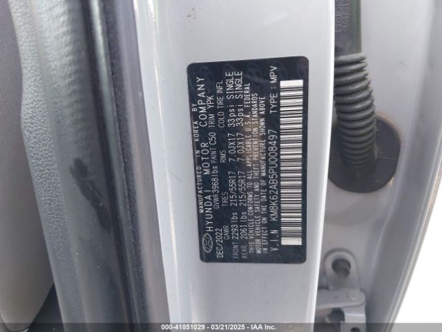 KM8K62AB5PU008497 Hyundai Kona Sel