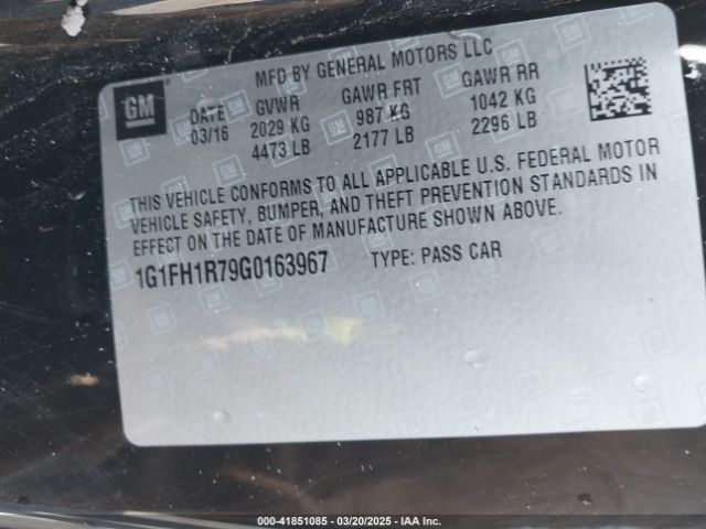 1G1FH1R79G0163967 Chevrolet CAMARO 2SS