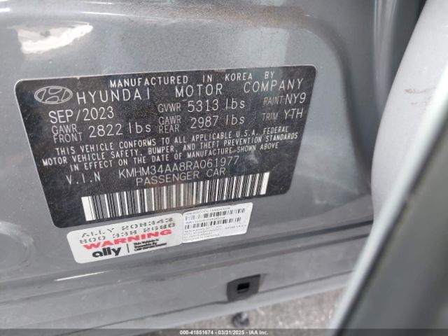 2024 HYUNDAI IONIQ 6 KMHM34AA8RA061977 Photo 8