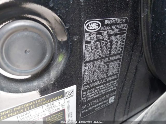 SALYT2EU4PA361634 Land Rover Range Rover Velar P340 R-dynamic S Mhev