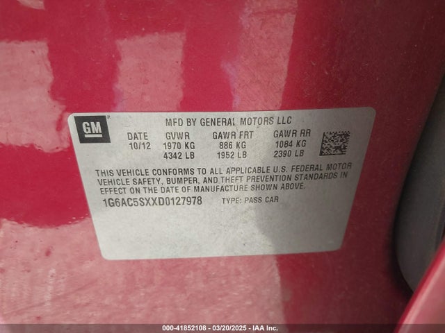2013 CADILLAC ATS 1G6AC5SXXD0127978 Photo 8
