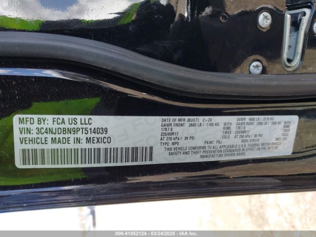 3C4NJDBN9PT514039 Jeep Compass Latitude 4x4