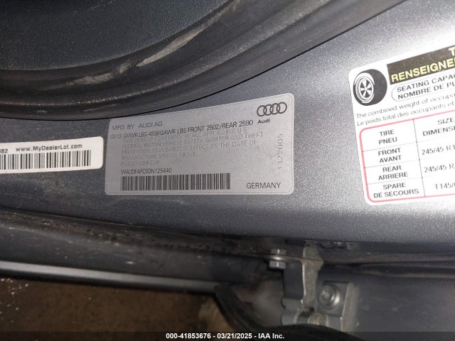 2013 AUDI A6 WAUDFAFC6DN129440 Photo 8