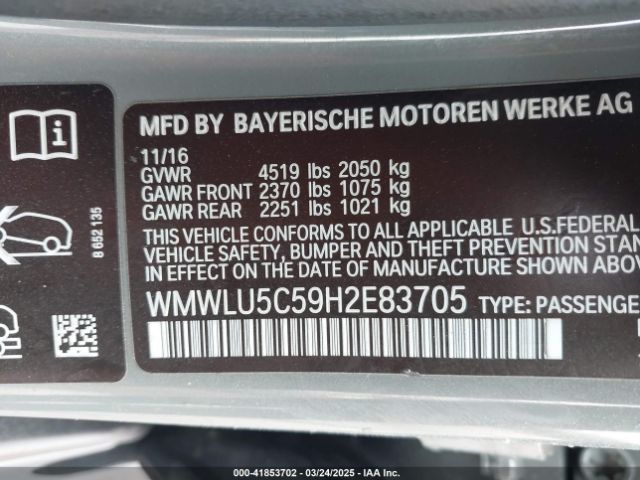 WMWLU5C59H2E83705 Mini Clubman Cooper S