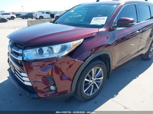 5TDJZRFH6JS886819 Toyota Highlander Xle