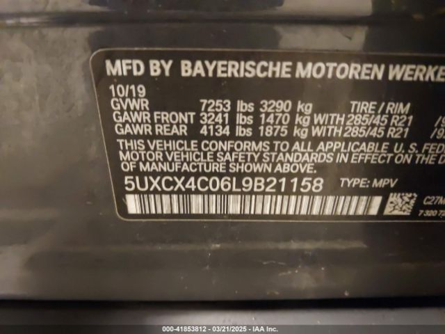 5UXCX4C06L9B21158 BMW X7 Xdrive50i