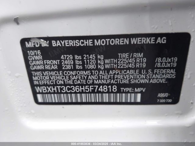 2017 BMW X1 WBXHT3C36H5F74818 Photo 8