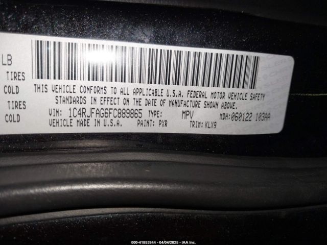 1C4RJFAG6FC889865 Jeep Grand Cherokee Altitude