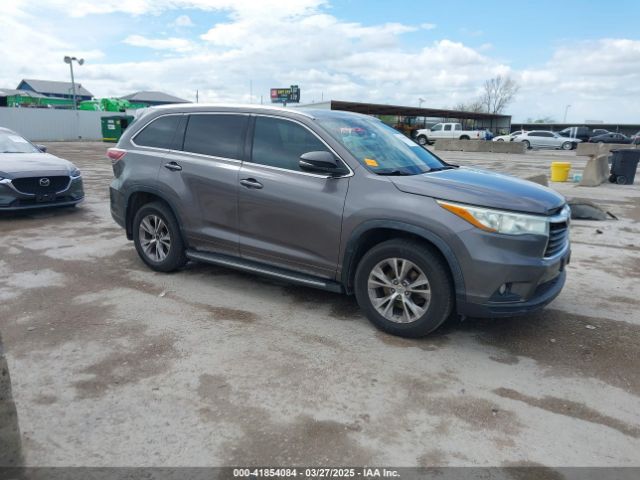 5TDKKRFH5FS110035 Toyota Highlander Xle V6