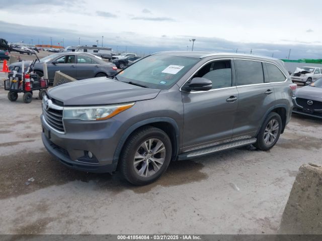 5TDKKRFH5FS110035 Toyota Highlander Xle V6