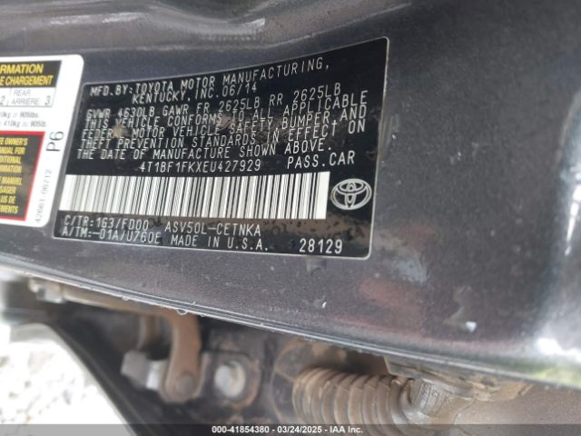 4T1BF1FKXEU427929 Toyota CAMRY LE