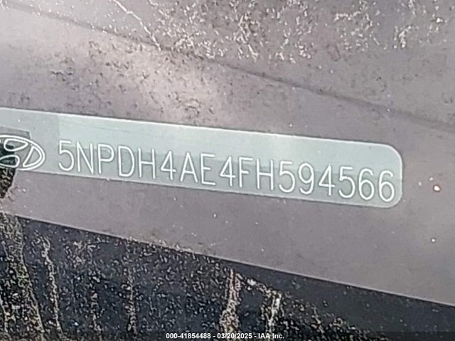5NPDH4AE4FH594566 Hyundai ELANTRA SE