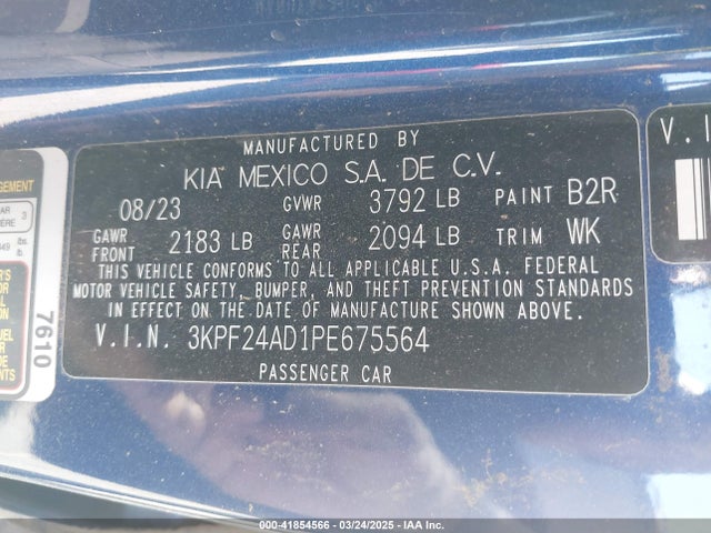 KIA Forte Lxs 2023 3KPF24AD1PE675564 Image 9