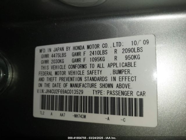 2010 ACURA TSX JH4CU2F69AC013529 Photo 8