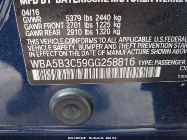 WBA5B3C59GG258816 BMW 535i Xdrive