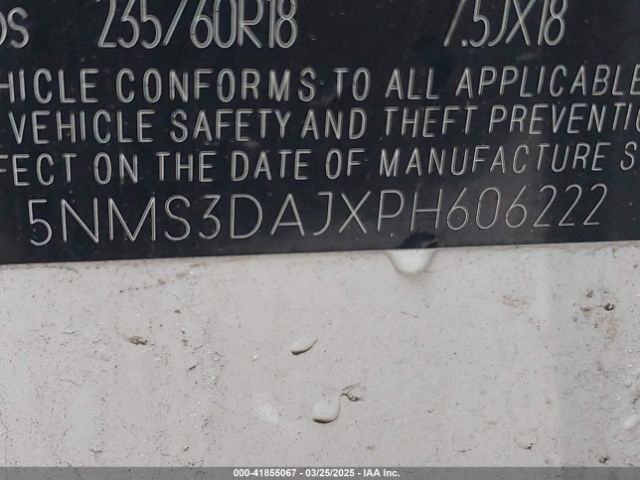 2023 HYUNDAI SANTA FE 5NMS3DAJXPH606222 Photo 8
