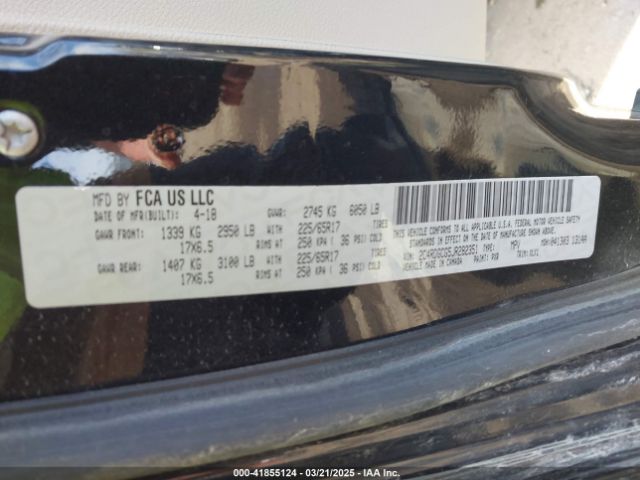 2C4RDGCG5JR282351 Dodge Grand Caravan Sxt