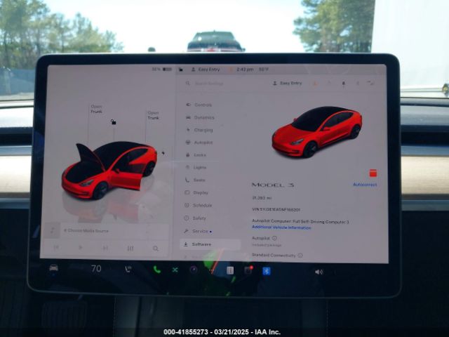5YJ3E1EA5NF168201 Tesla Model 3 Rear-wheel Drive