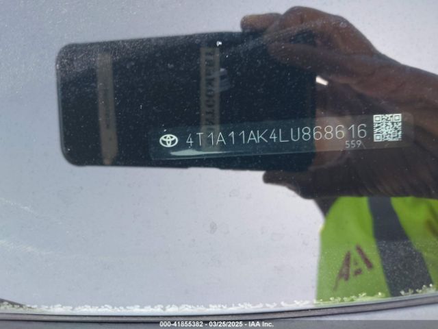 4T1A11AK4LU868616 Toyota CAMRY L