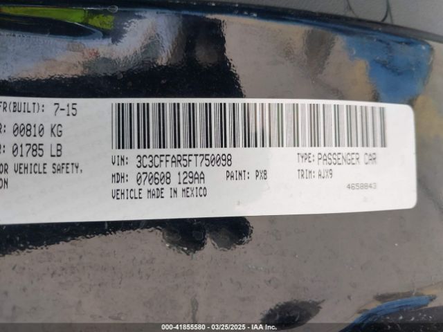3C3CFFAR5FT750098 Fiat 500 POP