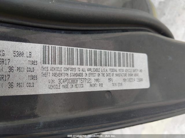3C4PDCBB3FT577121 Dodge Journey Sxt