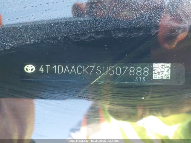 4T1DAACK7SU507888 Toyota CAMRY SE