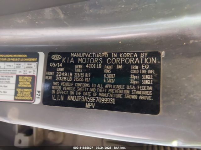 KNDJP3A59E7099931 KIA SOUL +