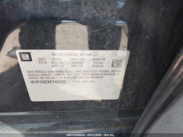 1G1P75SZXE7423792 Chevrolet Cruze Diesel