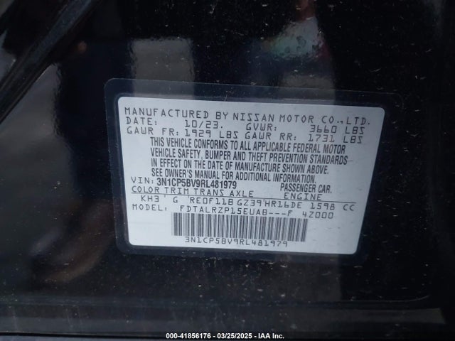 Nissan Kicks S Xtronic Cvt 2024 3N1CP5BV9RL481979 Image 9