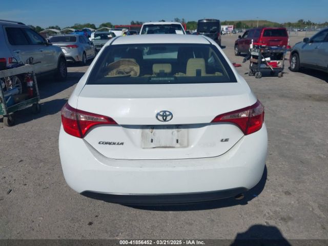 2T1BURHE5KC169697 Toyota COROLLA LE
