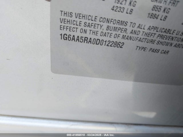 2013 CADILLAC ATS 1G6AA5RA0D0122862 Photo 8