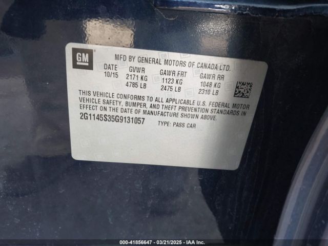 2G1145S35G9131057 Chevrolet IMPALA 2LZ