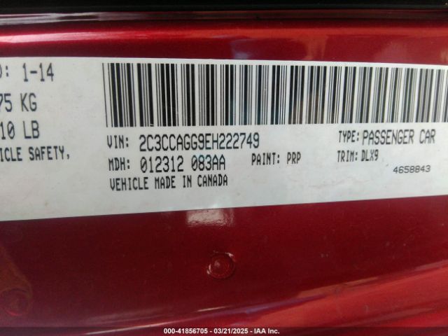 2C3CCAGG9EH222749 Chrysler 300 300s