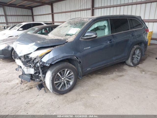 5TDJGRFHXHS034215 Toyota Highlander Hybrid Xle