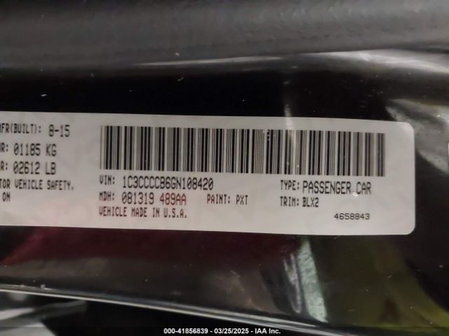 1C3CCCCB6GN108420 Chrysler 200 C