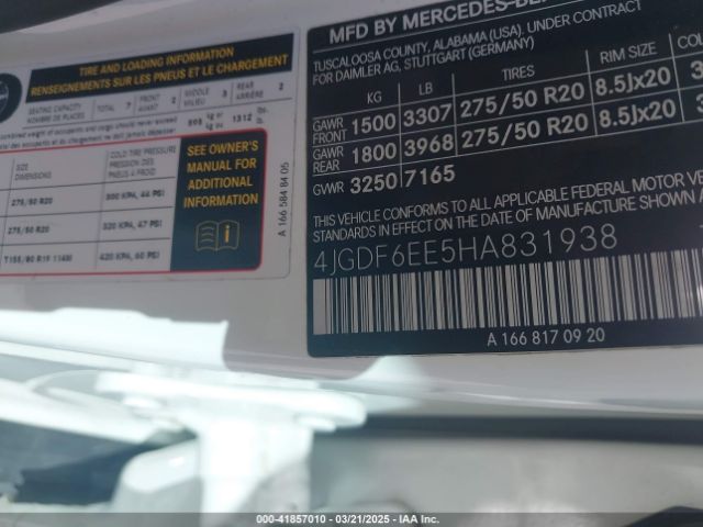 2017 MERCEDES-BENZ GLS 450 4JGDF6EE5HA831938 Photo 8