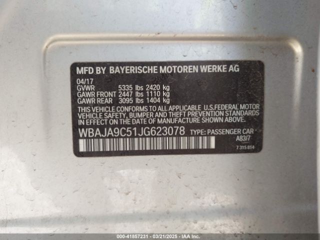 WBAJA9C51JG623078 BMW 530e Iperformance