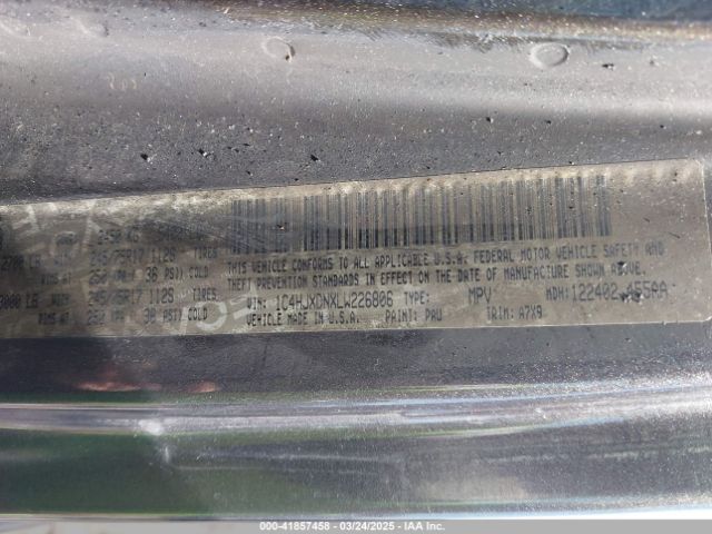 1C4HJXDNXLW226806 Jeep Wrangler Unlimited Sport S 4x4