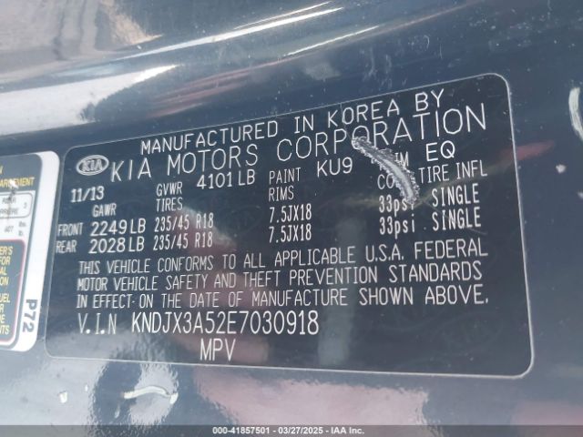 KNDJX3A52E7030918 KIA Soul !