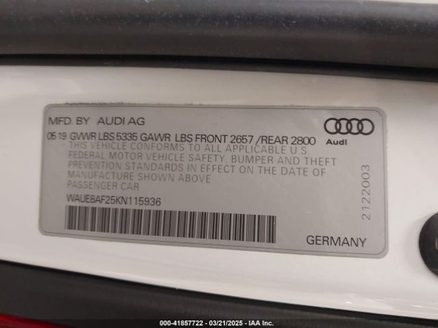 WAUE8AF25KN115936 Audi A6 45 Premium