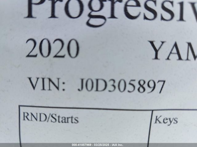 2020 YAMAHA OTHER J0D305897 Photo 8