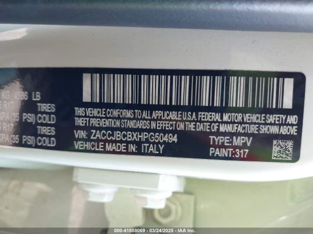 ZACCJBCBXHPG50494 Jeep Renegade Trailhawk 4x4