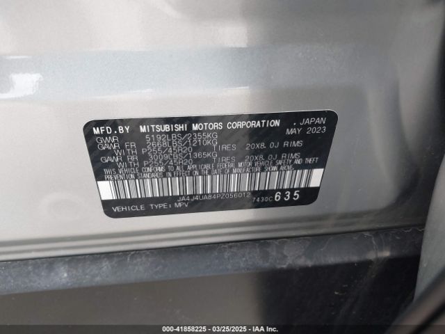 2023 MITSUBISHI OUTLANDER JA4J4UA84PZ056012 Photo 8