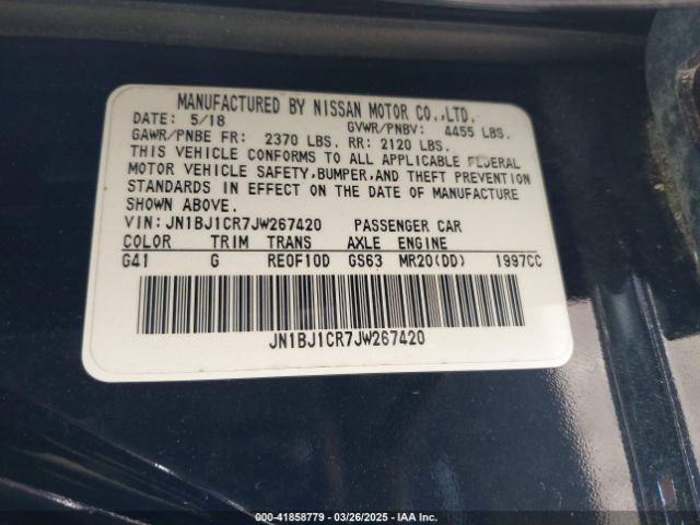 JN1BJ1CR7JW267420 Nissan Rogue Sport S